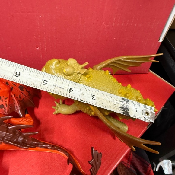 How to Train Your Dragon plus Green Orange Purple Dragon Action Figures Playset - Picture 13 of 16